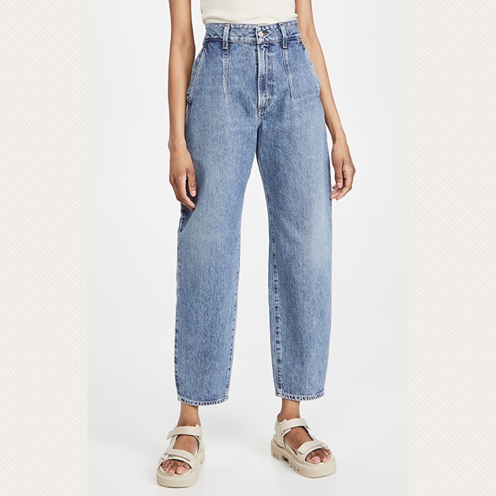New AGOLDE Balloon Dart Baggy Tapered Jeans 25